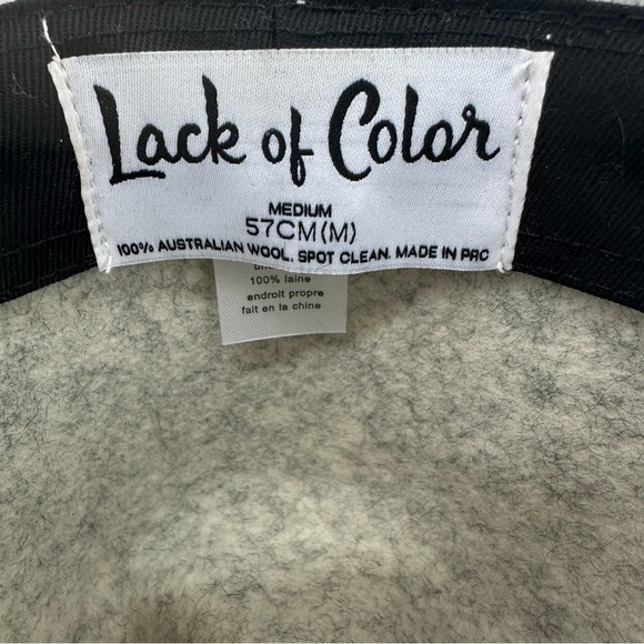 LACK of Color Women\'s The Mack Fedora Hat light stone MD Wool cowgirl western